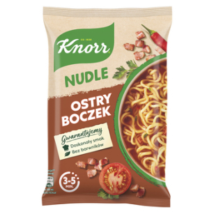 Knorr Nudle Ostry Boczek 63g
