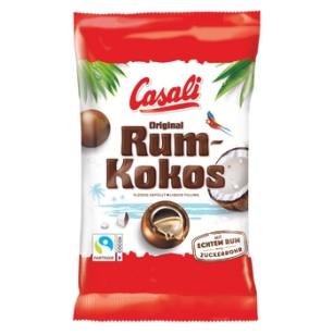 Casali draże rum-kokos w mlecznej czekoladzie 100g