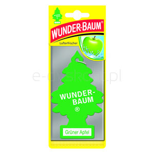 Odświeżacz Powietrza Choinka Zapachowa Wunderbaum Zielone Jabłko