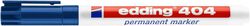 Marker permanentny e-404 EDDING, 0,75 mm, niebieski