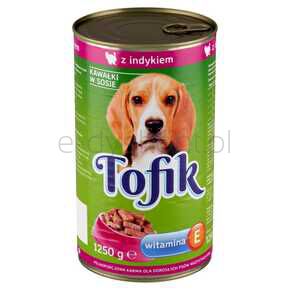 Karma Tofik Dla Psa Z Indykiem W Sosie 1,25  Kg