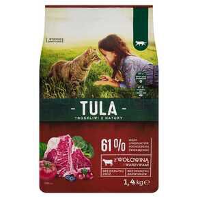 Karma Tula Dla Kota Sucha Wołowina Warzywa 1,4  Kg