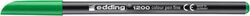 Pisak z cienką końcówką e-1200 EDDING, 1 mm, zielony neonowy