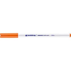 Pisak tekstylny e-4600 EDDING, 1 mm, pomarańczowy