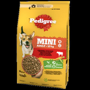 Pedigree Mini Adult sucha Karma z wołowiną i warzywami 2 kg