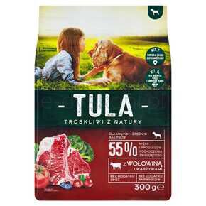 Karma Pies Tula Sucha Wołowina Warzywa 300 G Mw Dobry Wybór