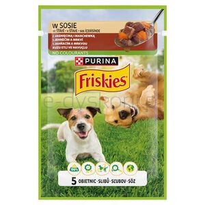 Karma Pies Friskies Adult Jagnięcina 85G Nestle Sasz