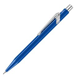 Ołówek automatyczny CARAN D'ACHE 844, 0,7mm, Metal-X, niebieski
